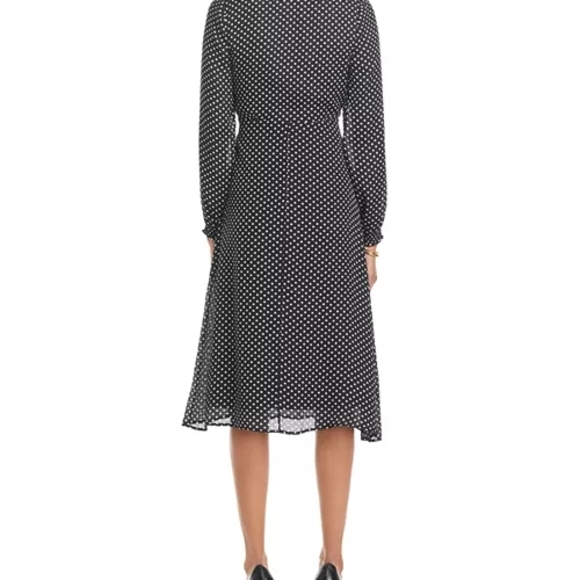 Koko + Mason Women's V-Neck MIDI Dress | Elegant & Comfortable Day-to-Night - Picture 5 of 9